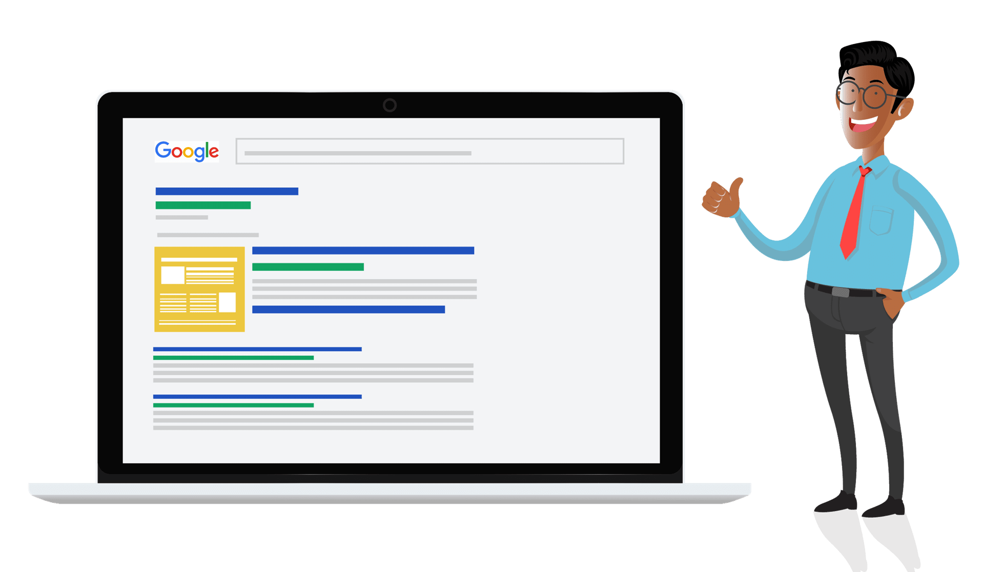 Google Ads campaign illustration